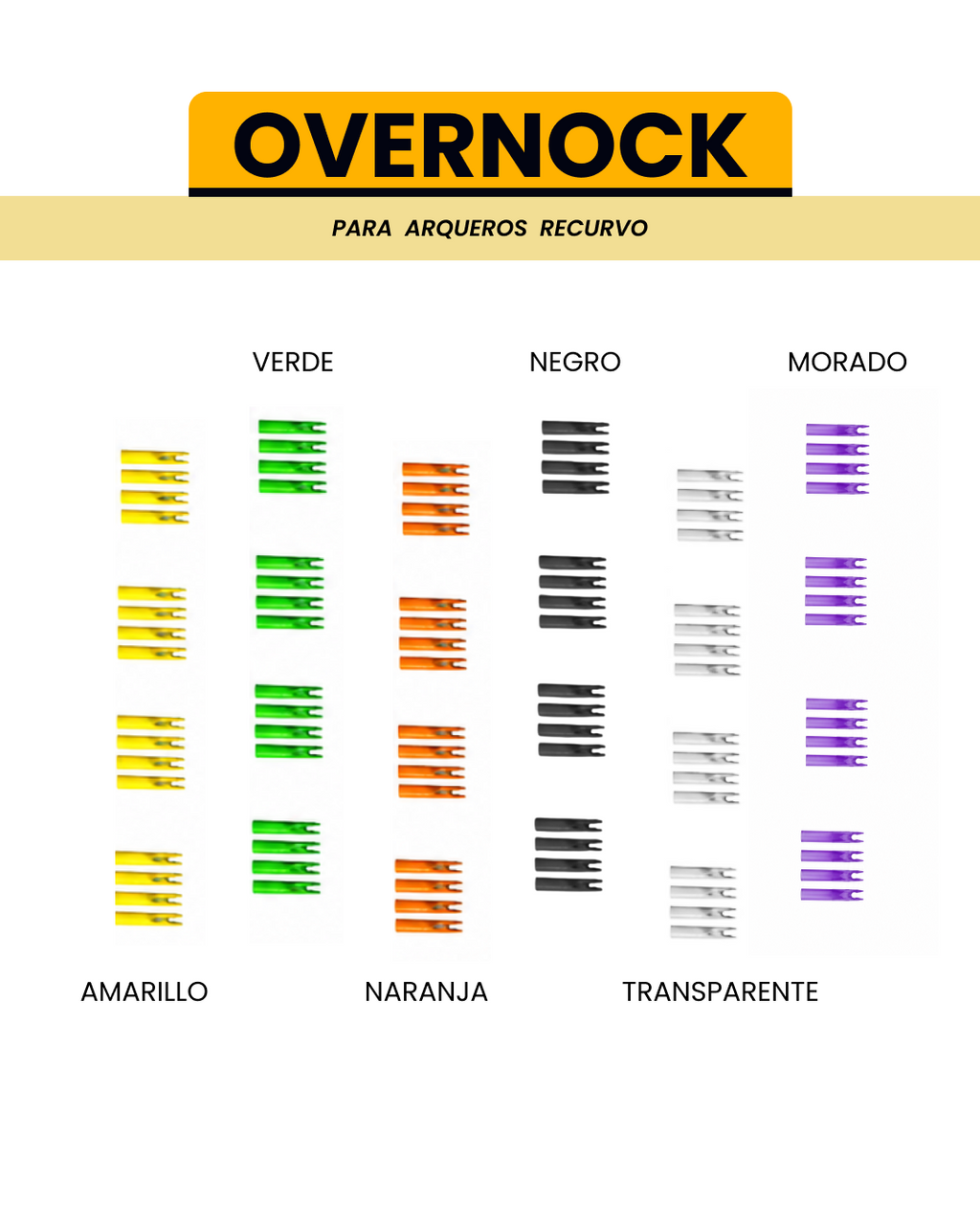 NOCKS PARA FLECHAS COMPLETAS