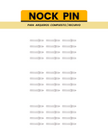 NOCK PIN (12 PIEZAS)