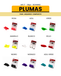 PLUMAS COMPUESTO - AIR VANE 2" - 36pz - BOHNING