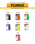PLUMAS COMPUESTO - KILLER VANES 4" - 36pz - BOHNING